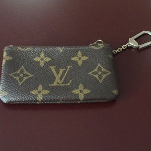 Louis Vuitton change purse with key ring